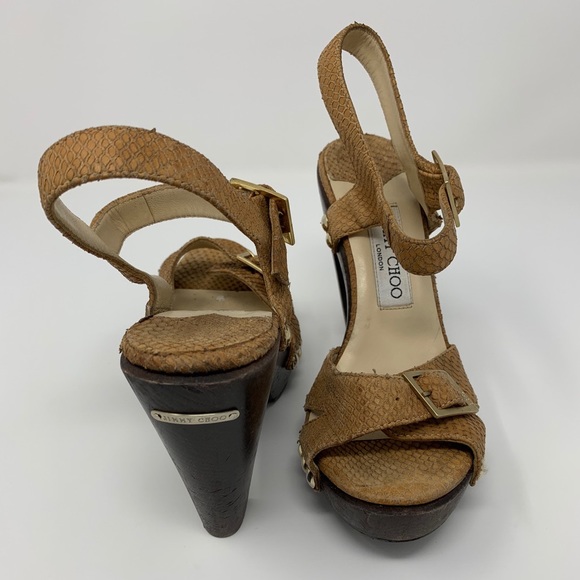 Jimmy Choo Uncanny Wedge - Picture 1 of 8